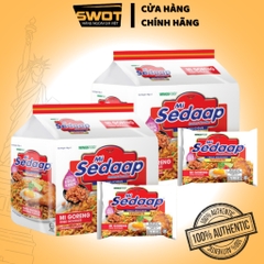 Combo 10 gói Mì cay SEDAAP Indonesia nhiều vị, Mỳ xào, Mì khô thơm ngon hảo hạng, cay ngon đậm vị
