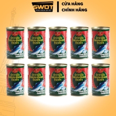 Combo 4 hộp Cá Thu chiên sốt chua cay Roza Thái Lan 140g, Cá hộp thơm ngon hảo hạng giàu dinh dưỡng