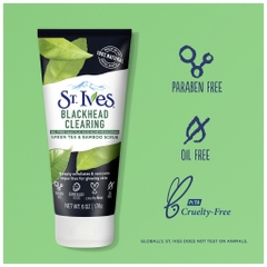 Sữa rửa mặt St.Ives Mỹ 170g, Sữa rửa mặt St Ives tẩy tế bào chết, sạch sâu, nguyên liệu thiên nhiên