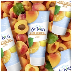 Sữa rửa mặt St.Ives Mỹ 170g, Sữa rửa mặt St Ives tẩy tế bào chết, sạch sâu, nguyên liệu thiên nhiên