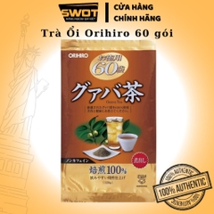 Trà Orihiro Genpi Nhật nhiều vị 60 gói x 3g, Trà thanh lọc hỗ trợ giảm mỡ thừa, thanh nhiệt thải độc