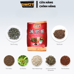 Trà Orihiro Genpi Nhật nhiều vị 60 gói x 3g, Trà thanh lọc hỗ trợ giảm mỡ thừa, thanh nhiệt thải độc