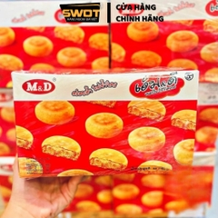 Bánh Chà Bông M&D 500g Thái Lan 12 gói, Bánh Thái thơm ngon hảo hạng, nhân xé sợi vỏ bánh mềm mịn