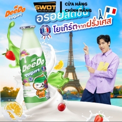 Lốc 6 Sữa chua uống DeeDo vị trái cây 120ml Thái Lan, Sữa chua nước Thái cao cấp, thơm ngon bổ dưỡng