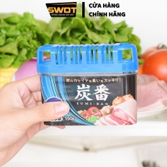 Khử mùi tủ lạnh tủ giày KOKUBO Sumi-Ban Nhật Bản, Hộp khử mùi nội địa Nhật khử mùi hiệu quả, an toàn