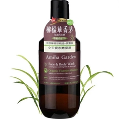 Gel Tắm Và Rửa Mặt 2in1 Hương Sả Chanh Amma Garden