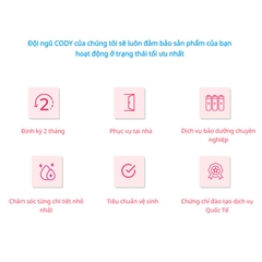 2 năm Dịch vụ Heart Service của Máy Lọc Nước Làm Đá AIS