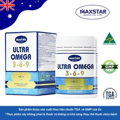 Viên Uống Austar Ultra Omega 3-6-9  - Bổ Não, Đẹp Da, Khỏe Tim ( 60 viên)