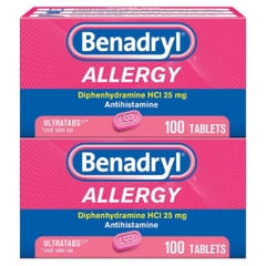 Thuốc chống dị ứng benadryl allergy ultratabs, 200 viên