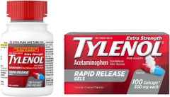 Thuốc giảm đau và hạ sốt tylenol extra strength acetaminophen, rapid release gels, 100 viên