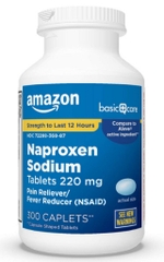 Thuốc giảm đau, hạ sốt amazon basic care naproxen sodium tablets