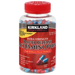 Thuốc giảm đau hạ sốt kirkland signature rapid release acetaminophen 500 mg