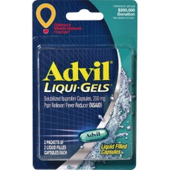 Thuốc giảm đau hạ sốt advil liqui-gels