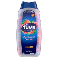 Viên nhai giảm đầy hơi khó tiêu tums antacid ultra strength 1000