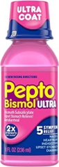 Siro giảm 5 triệu chứng dạ dày, tiêu hóa pepto bismol ultra 5 symptom digestive relief liquid (1 pack) - 8 oz