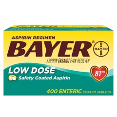 Thuốc giảm đau và ngăn ngừa nhồi máu cơ tim bayer aspirin regimen low dose 81 mg