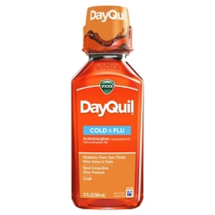 Siro trị cảm lạnh, cảm cúm ban ngày vicks dayquil cold and flu relief liquid medicine, ( 1 pack )