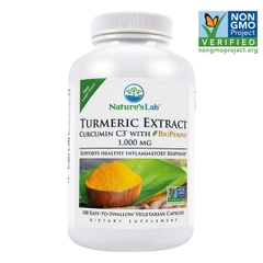 Viên uống tinh chất nghệ Nature's Lab Turmeric Curcumin C3 1000mg, 180 viên