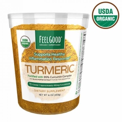 Bột nghệ hữu cơ Feel Good Organic Superfoods Turmeric