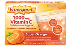 Bột hòa tan vitamin c hỗ trợ miễn dịch hàng ngày Emergen-C Vitamin C 1,000 mg Daily Immune Support, 30 gói