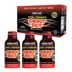 Nước tăng lực cường độ cao Kirkland Signature Extra Strength Energy Shot, 48 chai