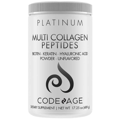 Bột collagen bổ sung vitamin và khoáng chất Codeage Platinum Multi Collagen Peptides Powder