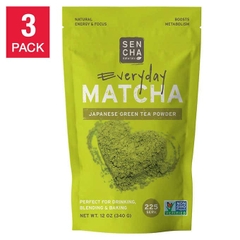Bột trà xanh Sencha Naturals Everyday Matcha Green Tea Powder, 3 packs