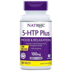 Viên uống giảm stress & tăng cảm xúc Natrol 5-HTP Plus Mood & Relaxation 100 mg, 150 viên