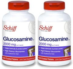 Viên uống bảo vệ sức khỏe Sụn Khớp Schiff Glucosamine With Hyaluronic Acid, 2000mg Glucosamine