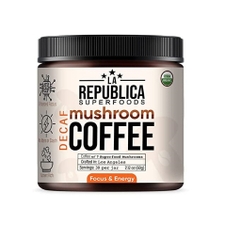 Cà phê nấm khử cafein hữu cơ la republica organic decaf mushroom coffee