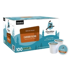 Cà phê rang vừa vị đậm đà, béo ngậy dạng cốc caribou coffee caribou blend k-cup pod