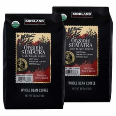 Cà phê nguyên hạt sumatra hữu cơ kirkland signature organic sumatra whole bean coffee