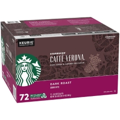 Cà phê đậm đặc dạng cốc starbucks coffee caffè verona dark roast k- cup pods