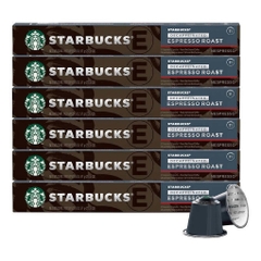 Cà phê rang xay đã khử caffein dạng viên nén starbucks by nespresso decaf espresso roast capsules