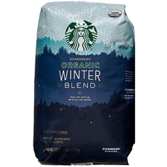 Cà phê nguyên hạt hữu cơ starbucks organic winter blend whole bean coffee