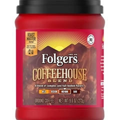 Cà phê rang xay đậm vừa folgers coffeehouse blend medium dark roast ground coffee 6 pack
