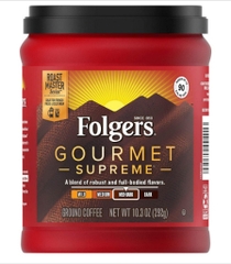 Cà phê rang xay đậm vừa folgers gourmet supreme medium dark roast ground coffee