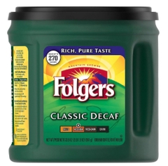 Cà phê rang kiểu cổ điển đã khử caffein folgers decaffeinated classic roast coffee