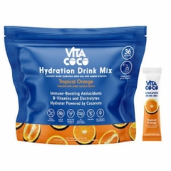 Bột điện giải hương cam vita coco hydration drink mix, orange