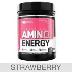 Sữa tăng cơ, phục hồi năng lượng vị dâu tây optimum nutrition essential amin.o. energy, juicy strawberry