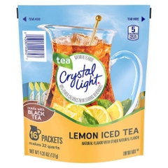 Trà chanh đá hòa tan crystal light drink mix, lemon iced tea