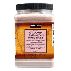 Muối hồng himalayan kirkland signature ground himalayan pink salt