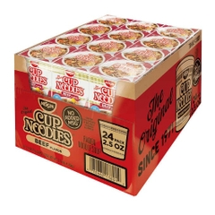 Mì ly vị bò nissin cup noodles - beef
