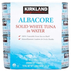 Hộp cá ngừ albacore trắng kikland signature solid white albacore tuna in water