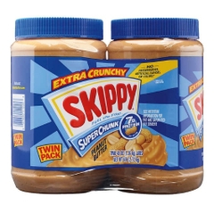 Bơ đậu phộng skippy super chunk peanut butter