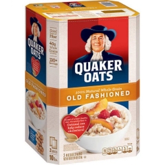 Bột yến mạch nguyên chất quaker oats old fashioned