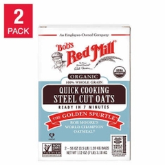 Yến mạch cắt thép nấu nhanh hữu cơ bob's organic cooking steel cut oats