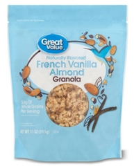 Ngũ cốc yến mạch vani hạnh nhân great value french vanilla almond granola