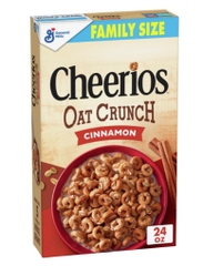 Ngũ cốc yến mạch nguyên hạt, quế general mills cheerios cinnamon oat crunch breakfast cereal