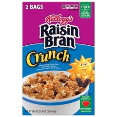 Ngũ cốc yến mạch nho khô nướng giòn kellogg's raisin bran crunch